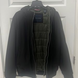 Tommy Hilfiger men’s black jacket.